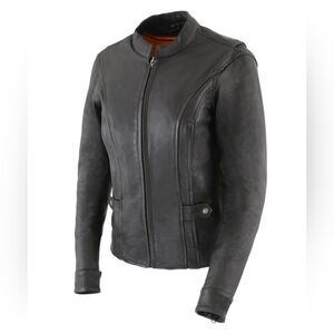 Milwaukee Leather Women's MLL2530 Scooter Motorcycle Jacket XL
